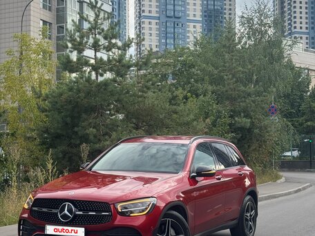 2019 Mercedes-Benz GLC 300 I (X253) Рестайлинг, красный, 3950000 рублей, вид 1