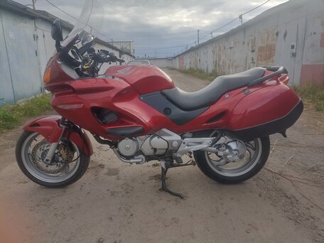 1999 Honda NT650V Deauville, красный, 295000 рублей, вид 2