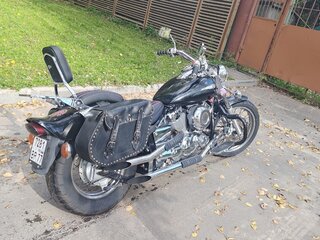 1996 Yamaha XVS400 Drag Star, чёрный, 277000 рублей, вид 2