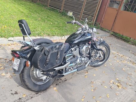 1996 Yamaha XVS400 Drag Star, чёрный, 277000 рублей, вид 2