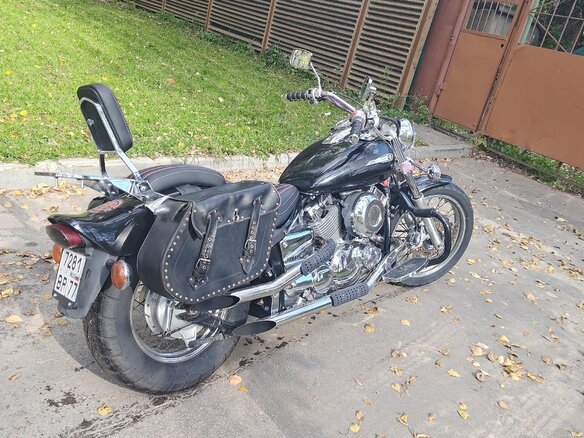 1996 Yamaha XVS400 Drag Star, чёрный, 277000 рублей - вид 1