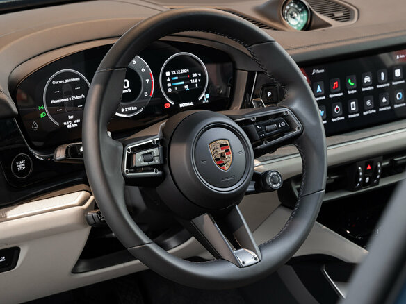 2024 Porsche Cayenne III Рестайлинг, синий - вид 10