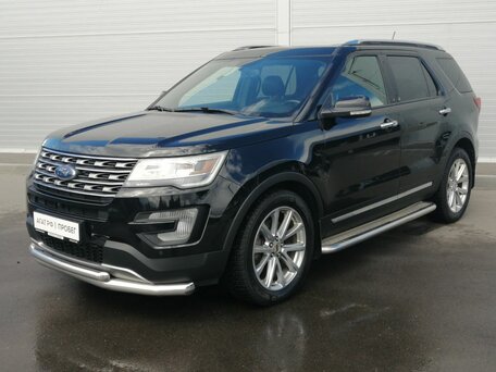 2017 Ford Explorer V Рестайлинг, чёрный, 2970000 рублей, вид 3