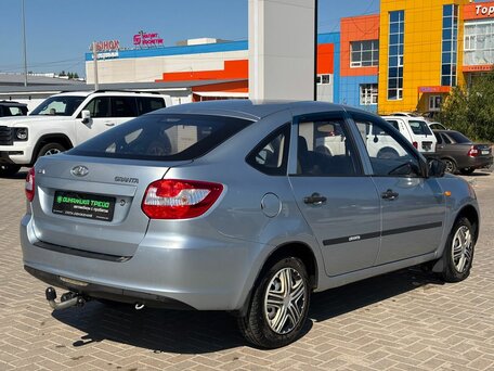2015 Lada (ВАЗ) Granta I, голубой, 410000 рублей, вид 4