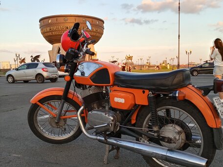 1978 CZ 350, оранжевый, 320000 рублей, вид 5