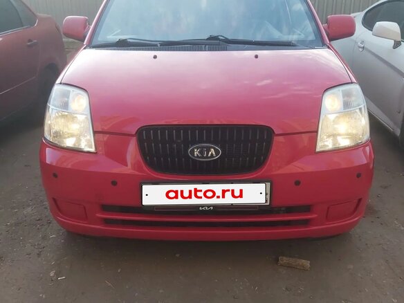 2007 Kia Picanto I Рестайлинг, красный, 500000 рублей - вид 6