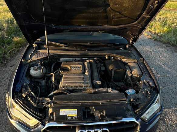 2014 Audi A3 III (8V), синий, 1100000 рублей - вид 10