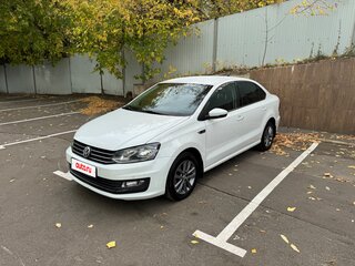 2020 Volkswagen Polo V Рестайлинг, белый, 1485000 рублей, вид 2