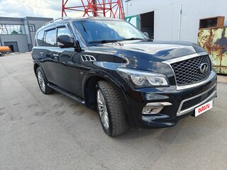 2017 Infiniti QX80 I Рестайлинг, чёрный, 3000000 рублей, вид 3