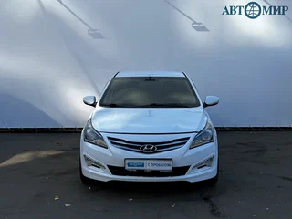 2015 Hyundai Solaris I Рестайлинг, белый, 995000 рублей, вид 2