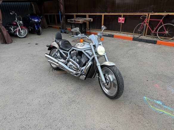 2003 Harley-Davidson V-Rod, серебристый, 800000 рублей - вид 6