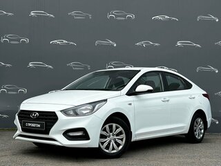 2019 Hyundai Solaris II, белый, 1277700 рублей, вид 1