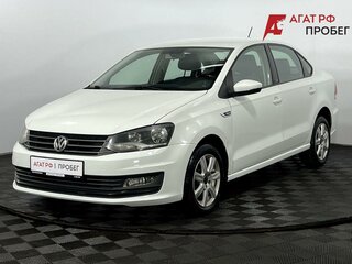 2016 Volkswagen Polo V Рестайлинг, белый, 960000 рублей, вид 1