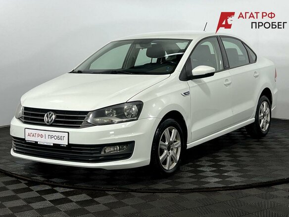 2016 Volkswagen Polo V Рестайлинг, белый