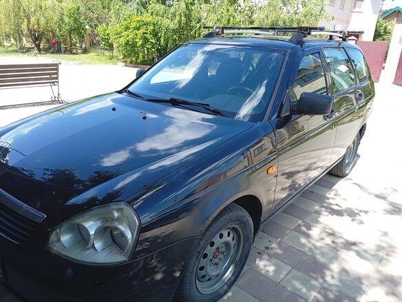 2010 Lada (ВАЗ) Priora I, чёрный, 380000 рублей - вид 1