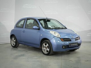 2003 Nissan Micra III (K12), голубой, 360000 рублей, вид 3