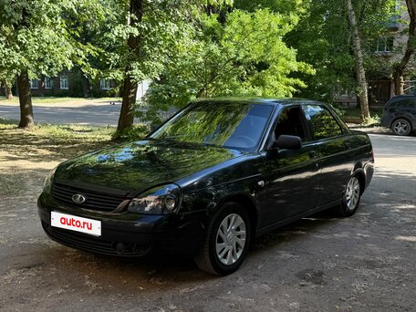 2007 Lada (ВАЗ) Priora I, чёрный, 190000 рублей, вид 1