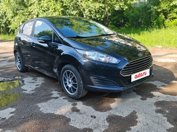 2016 Ford Fiesta Mk6 Рестайлинг, чёрный, 619000 рублей