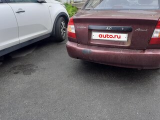 2007 Hyundai Accent ТагАЗ II, красный, 210000 рублей, вид 3