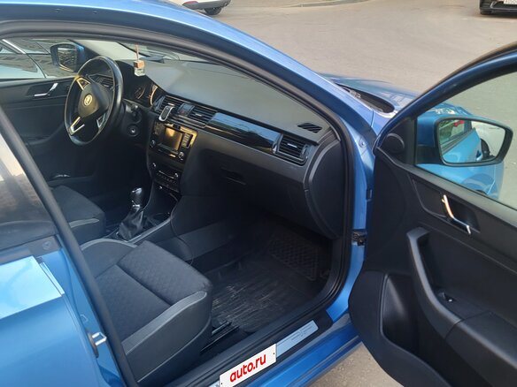 2015 Skoda Rapid I, синий, 800000 рублей - вид 5