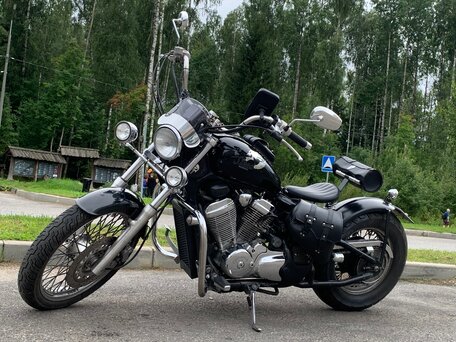 1996 Honda Steed 400, чёрный, 200000 рублей, вид 1