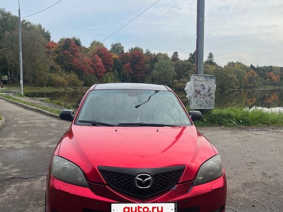 2008 Mazda 3 I (BK) Рестайлинг, красный, 500000 рублей - вид 1