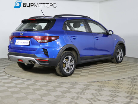 2021 Kia Rio X IV Рестайлинг, синий, 1599990 рублей, вид 5