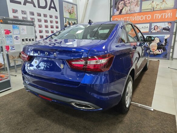 2026 Lada (ВАЗ) Vesta I Рестайлинг (NG), синий - вид 6