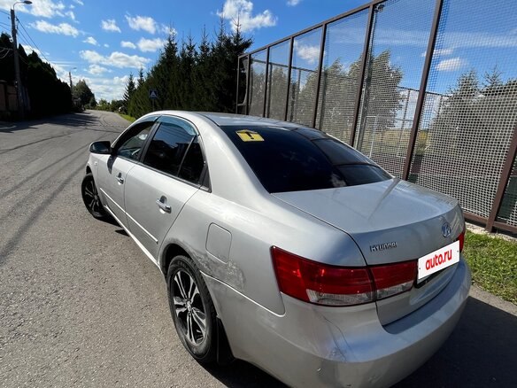 2005 Hyundai Sonata V (NF), серебристый, 430000 рублей - вид 8