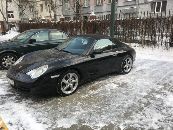 2002 Porsche 911 Carrera 4 V (996) Рестайлинг, чёрный - вид 14