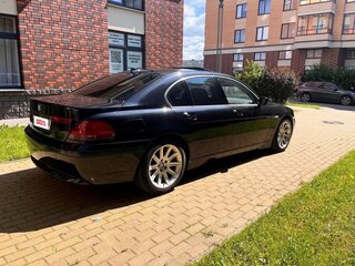 2002 BMW 7 серии 735i IV (E65/E66), чёрный, 710000 рублей, вид 5