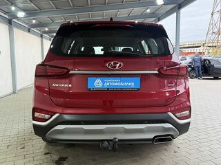 2019 Hyundai Santa Fe IV, красный, 2449000 рублей, вид 4