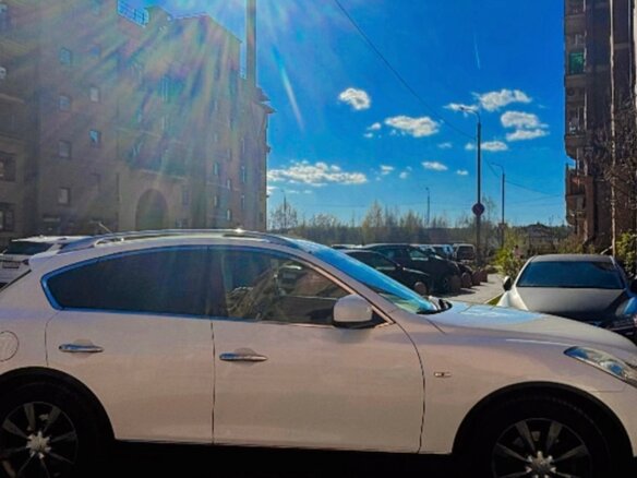 2013 Infiniti EX EX25 I (J50), белый - вид 15