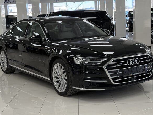 2018 Audi A8 Long 55 TFSI IV (D5), чёрный, 5700000 рублей - вид 8