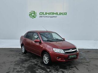 2013 Lada (ВАЗ) Granta I, красный, 425000 рублей, вид 3