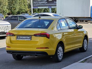 2020 Skoda Rapid II, жёлтый, 1570000 рублей, вид 5