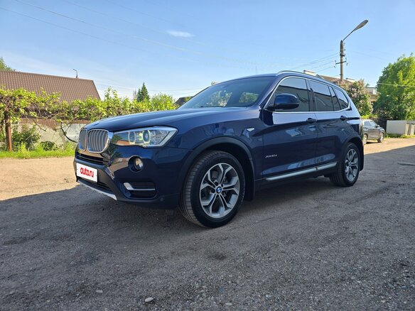 2017 BMW X3 20d xDrive II (F25) Рестайлинг, синий, 2850000 рублей