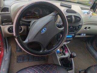 2006 Lada (ВАЗ) Kalina I, красный, 130000 рублей, вид 5