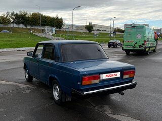 2009 Lada (ВАЗ) 2107, синий, 125000 рублей, вид 2