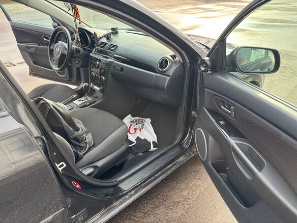2008 Mazda 3 I (BK) Рестайлинг, чёрный - вид 15