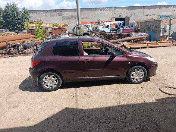 2006 Peugeot 307 I Рестайлинг, фиолетовый, 310000 рублей - вид 2