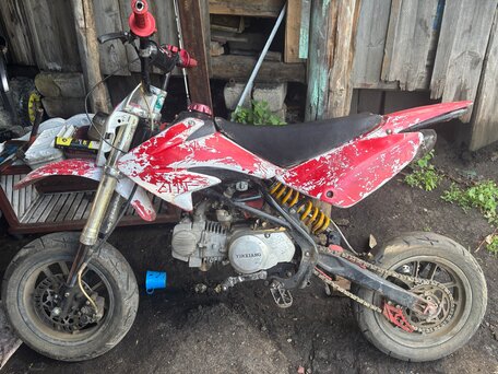2021 Kayo Basic TT140EM, красный, 60000 рублей, вид 1