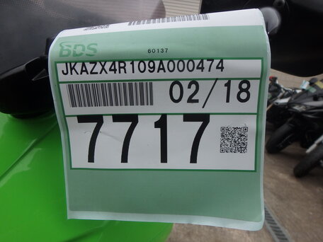 2009 Kawasaki ZX-6R Ninja, зелёный, 725000 рублей, вид 2