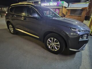2021 Hyundai Santa Fe IV Рестайлинг, синий, 3100000 рублей, вид 5