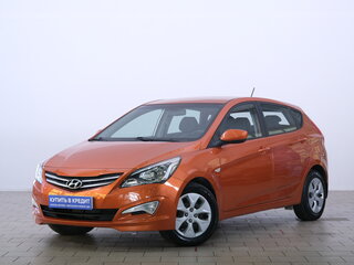 2015 Hyundai Solaris I Рестайлинг, оранжевый, 979000 рублей, вид 3