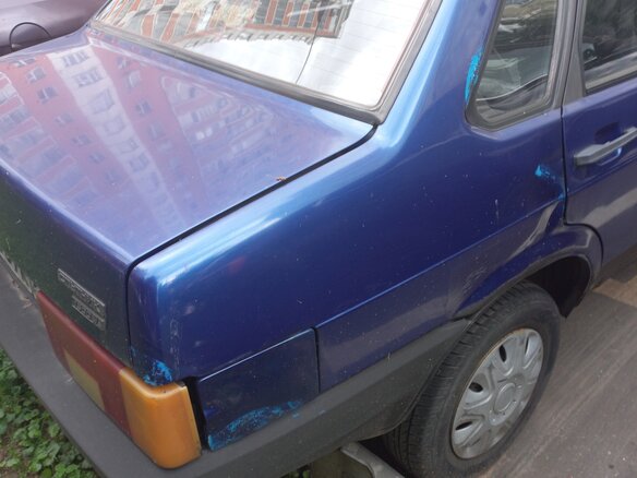 2002 Lada (ВАЗ) 21099, синий - вид 2