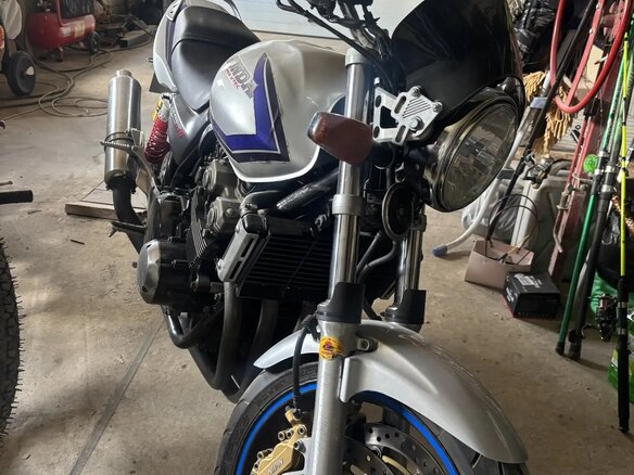 2002 Honda CB 400 Super Four, серебристый, 310000 рублей - вид 4