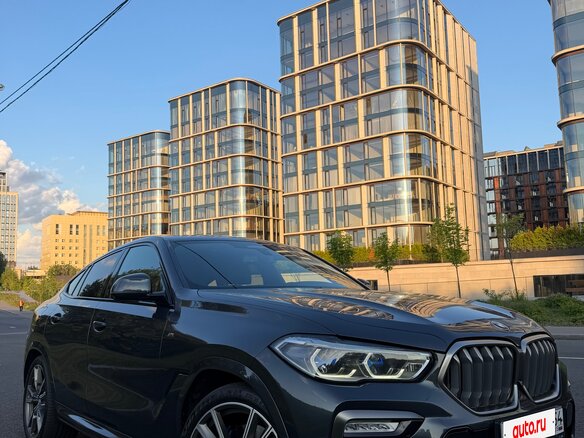 2019 BMW X6 M50d III (G06), серый, 7300000 рублей