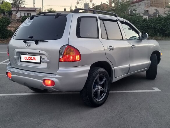 2001 Hyundai Santa Fe I, серебристый, 500000 рублей - вид 3