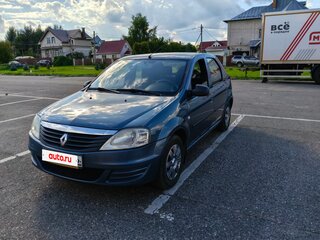 2011 Renault Logan I Рестайлинг, синий, 380000 рублей, вид 1